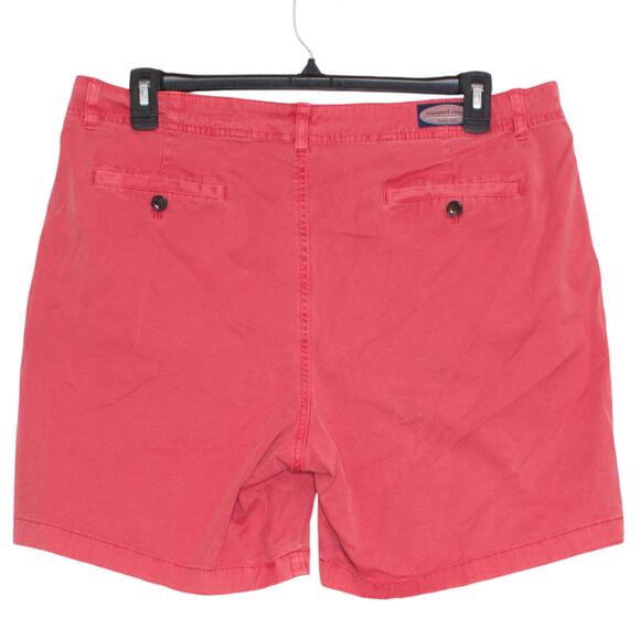 Vineyard Vines Mens Shorts 7" Island Chino Preppy Red Size 38 FC - Picture 6 of 6